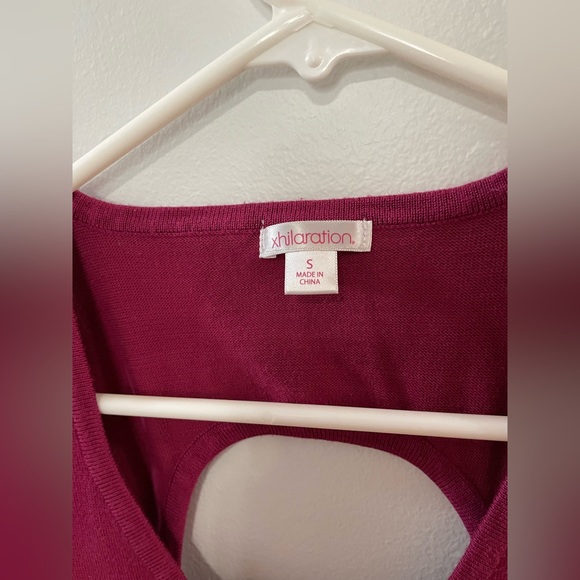 SM Xhilaration Maroon Body Con - Picture 4 of 4